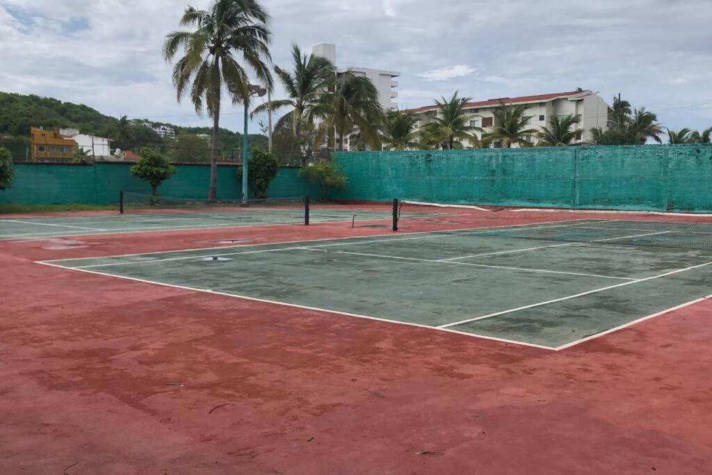 Hermoso Apartamento En Manzanillo Con Alberca Y Cancha De Tenis, Ideal Para Relajarse Y Disfrutar De Una Escapada Tranquila En El Paraiso Tropical Экстерьер фото